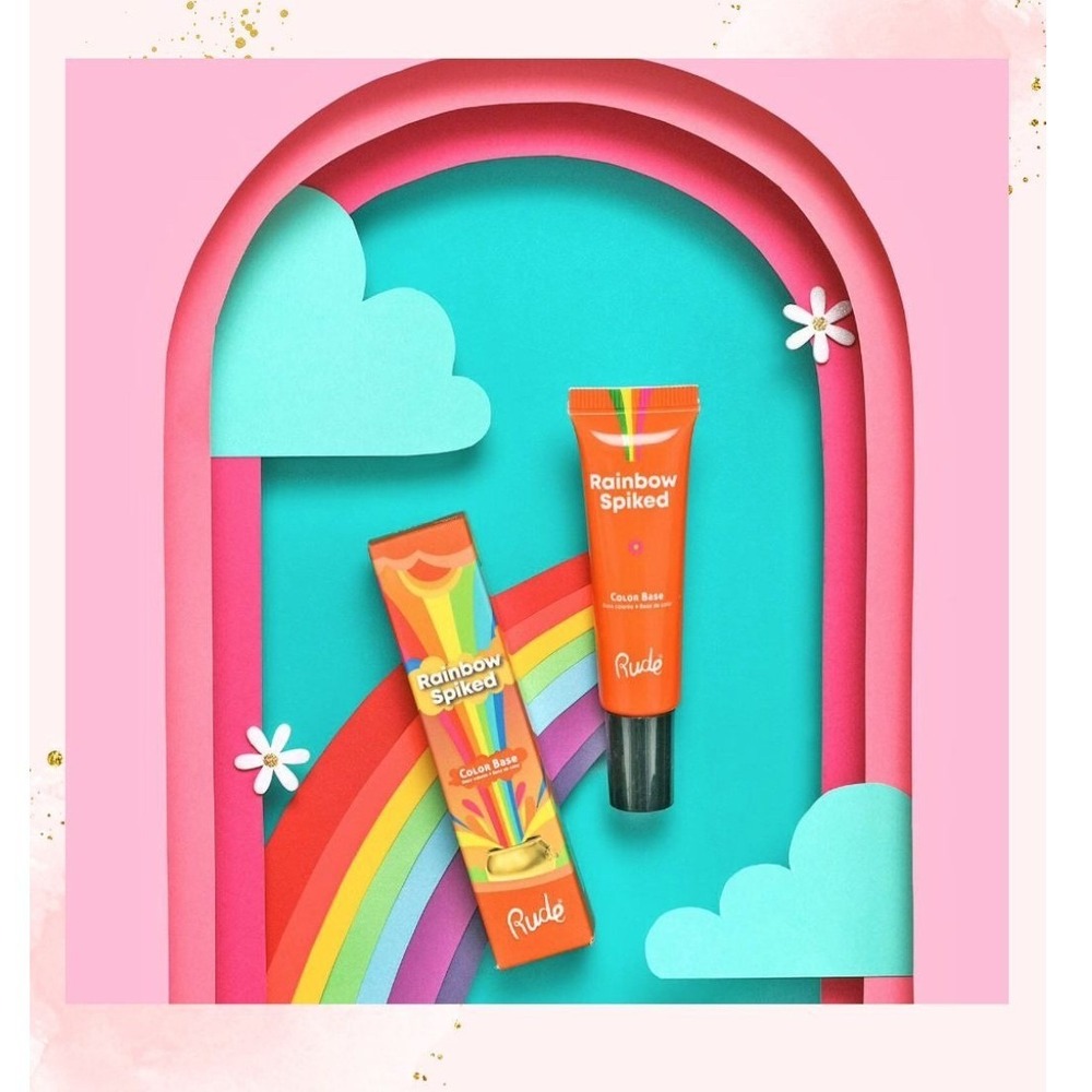 Rude Cosmetics - Rainbow Spiked Color Base‎ Pigment - Orange Makeup *NEW!*